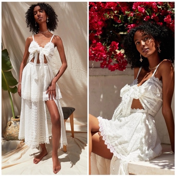 V. Chapman Panna Cotta Midi Dress White - Picture 1 of 10